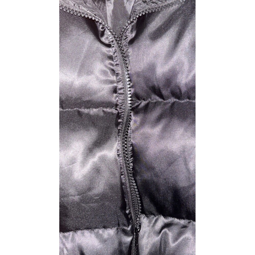 SHEIN Women's Black Puffer Zip-Up Crop Jacket SZ Large - Picture 5 of 5